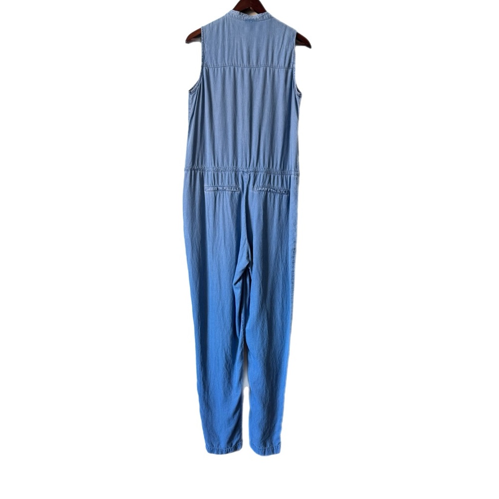 MASSIMO Jumpsuit Denim 100% Lyocell Sz M - Picture 2 of 6